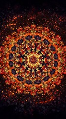 Stunning Mandala Art with Vibrant Colors and Intricate Details