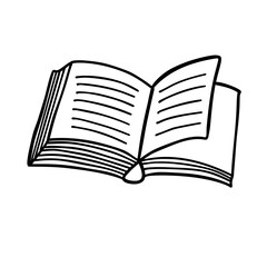 open book vector