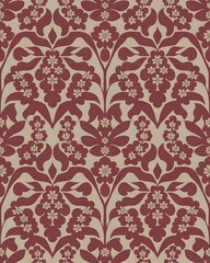 Fototapeta premium Design of red wallpaper texture as a background