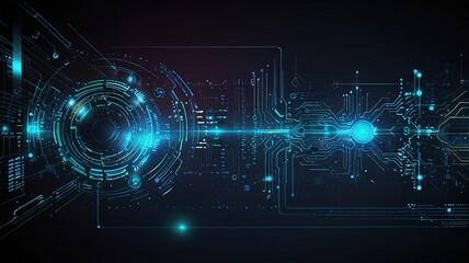 Obraz premium Creative inovative technology background
