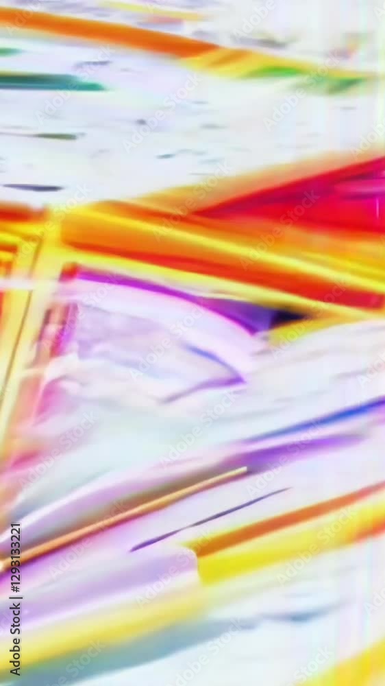 Aufkleber dynamic neon streaks forming vibrant abstract patterns in highresolution motion