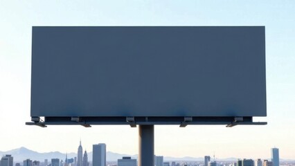 Horizontal Outdoor Billboard Mockup With Generative AI