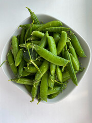 fresh green peas