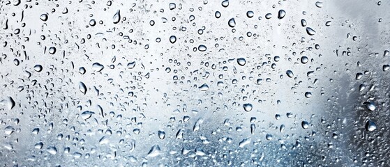 A window with raindrops on it