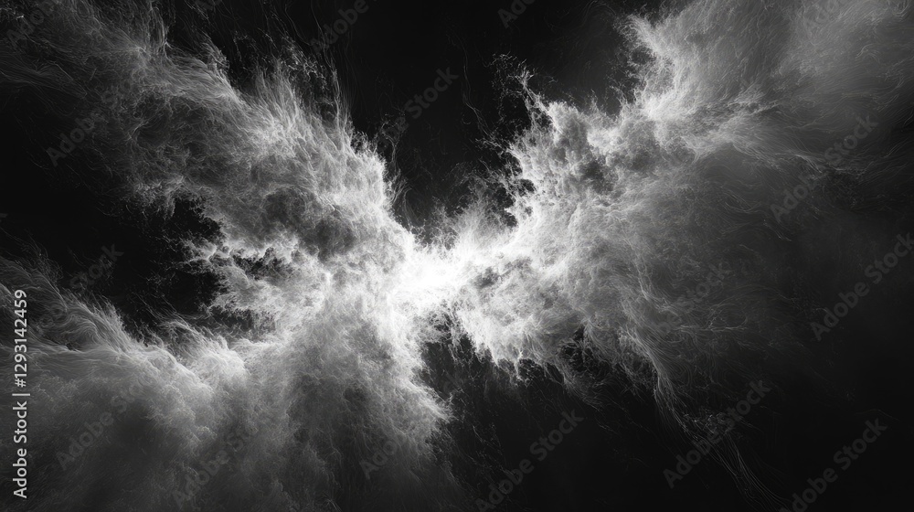 Poster a single spark surrounded by a dark void, symbolizing the moment before an idea becomes a reality.