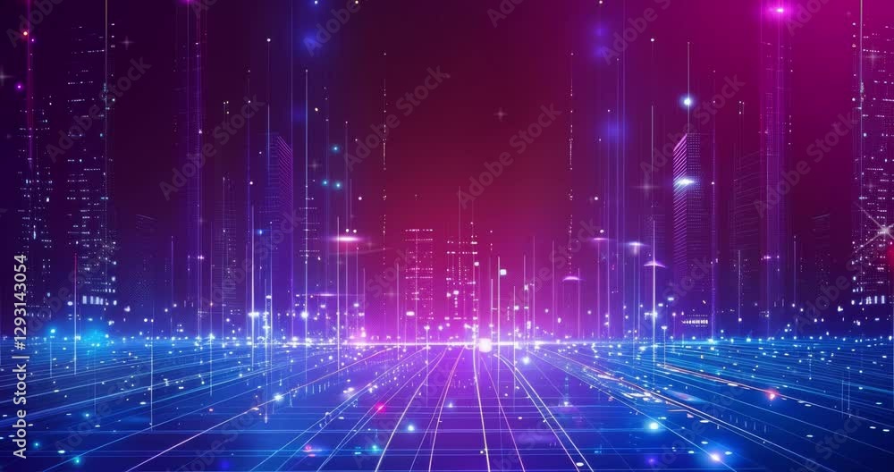 Poster digital technology background. abstract technology science background. abstract futuristic. abstract
