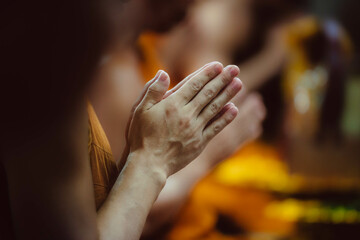 praying hands in prayer