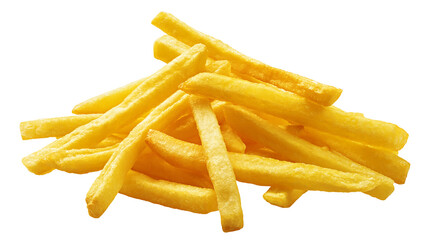 French Fries, Potato Fry isolated on white background, full depth of field