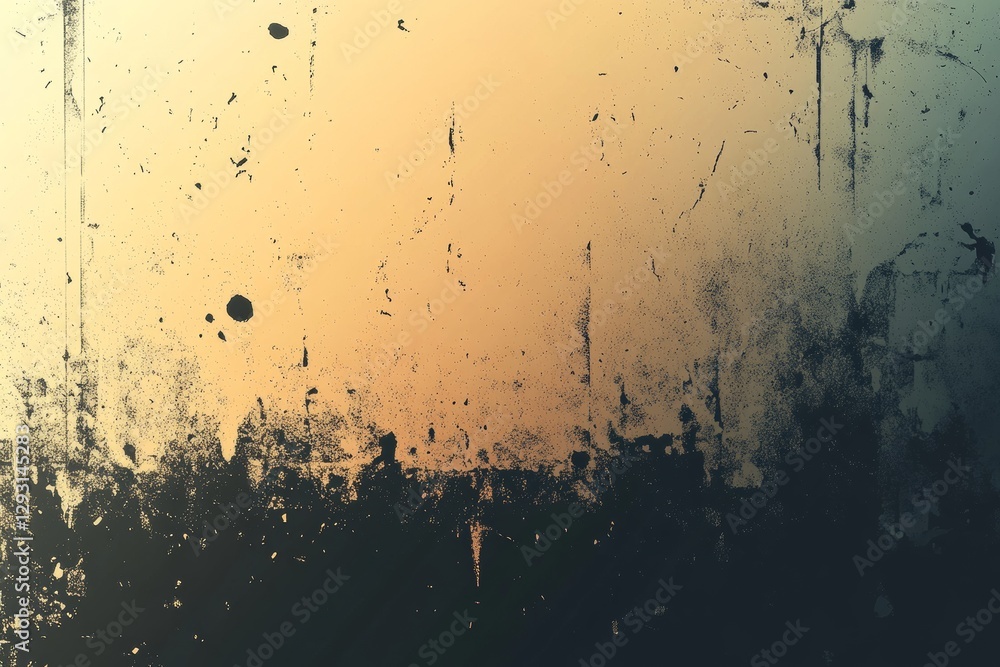 Poster abstract texture blends colors and forms to create a visual atmosphere of depth and intrigue in a mu