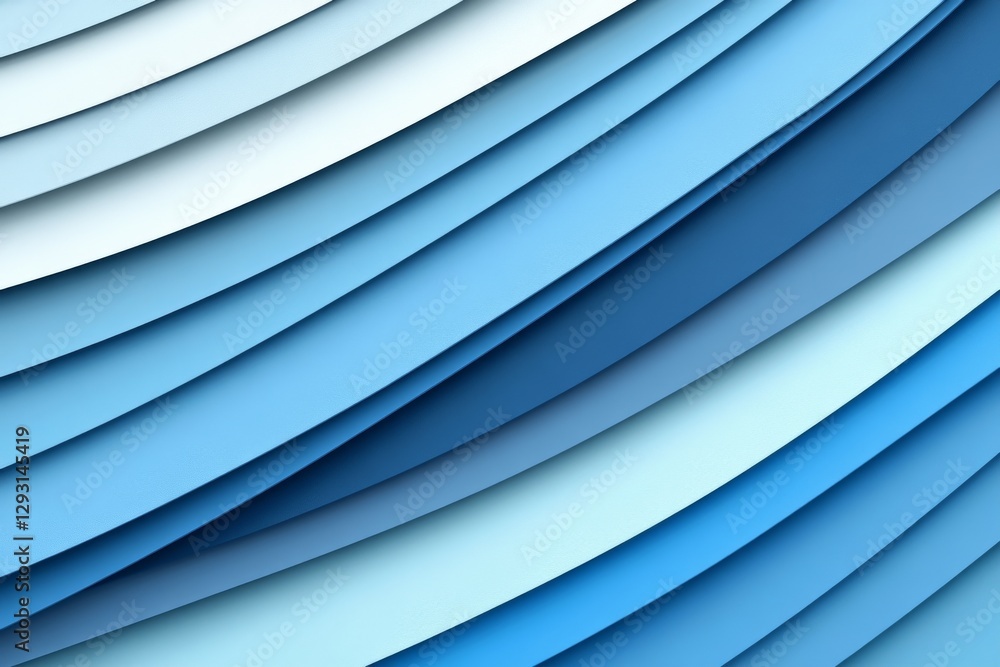 Poster soft waves of blue texture create a calming background suitable for various modern designs