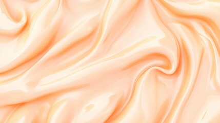 Fototapeta premium Captivating Cream Texture: A Luxurious Skin Care Product