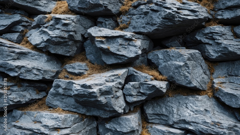 Poster rugged stone wall texture with natural details ideal for backgrounds and design projects in both dig