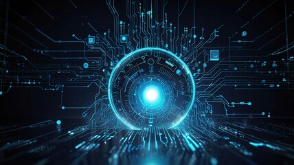 Creative inovative technology background