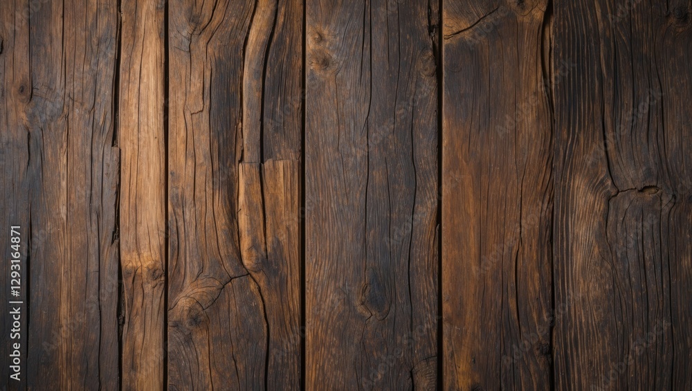 Aufkleber rustic wooden texture background featuring rich tones and natural grain patterns suitable for design