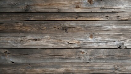 Obraz premium Rustic grey wooden planks background with natural texture ideal for interior design and vintage themed projects.