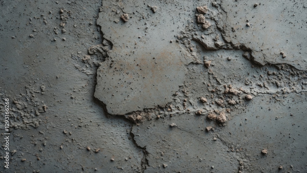 Poster crumbling and textured cement surface background for architectural design and construction projects.