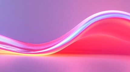 Bright and Smooth Abstract Wave Illustration with Gradient Colors for Modern Backgrounds and Designs