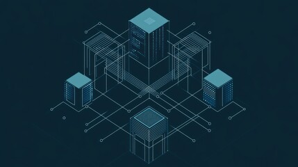 Abstract Isometric Cube Network Connectivity Data Center Design