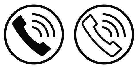 Phone icon set. Telephone symbol. Contact icon. vector illustration eps 888.