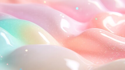 Colorful Abstract Texture with Pastel Shades and Sparkles for Creative Design Projects