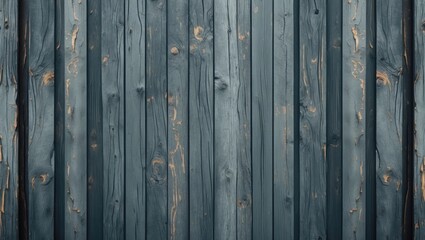 Fototapeta premium Textured grey wooden board with vertical planks providing a rustic background and ample copy space for text or design elements.