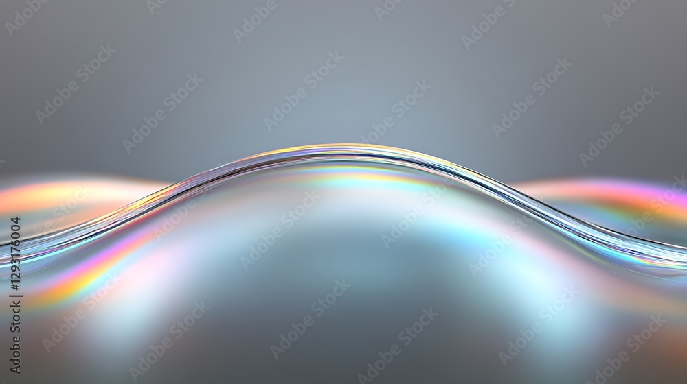 Poster colorful light wave background with soft glow for abstract digital art and creative projects