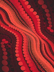 Abstract dotted red background texture