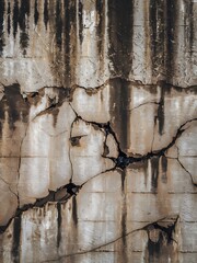 Texture, wall, concrete, it can be used as a background . Wall fragment with scratches and cracks