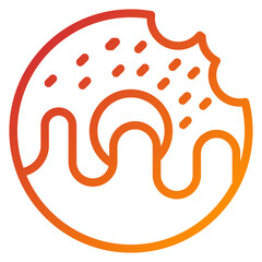 Vector Design Donut Icon Style