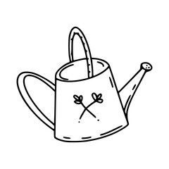 watering can vector