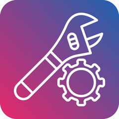 Automation Services Vector Icon Style