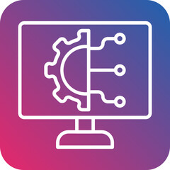 IT Automation Vector Icon Style