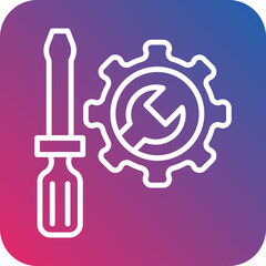Repair System Vector Icon Style