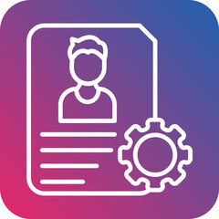 De Identification Vector Icon Style