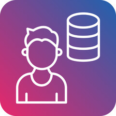 Data Controller Vector Icon Style