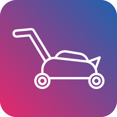 Lawnmover Vector Icon Style