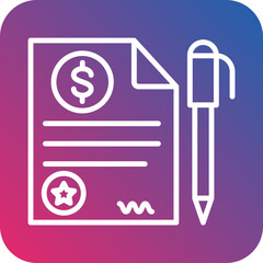 Agreement New Vector Icon Style