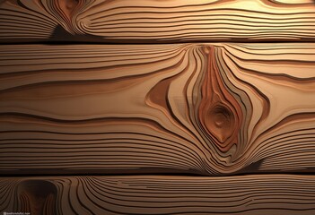 Immerse yourself in tactile textures: Discover a highly detailed wood surface, showcasing rich grains, deep knots, and subtle shadows in warm honey and deep brown tones.

