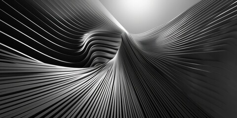 Abstract Metallic Architectural Design