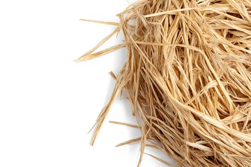 Wheat ears isolated on white background