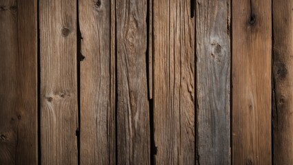 Fototapeta premium Rustic wooden background with varying textures and tones ideal for design, crafts, or rustic themed projects.