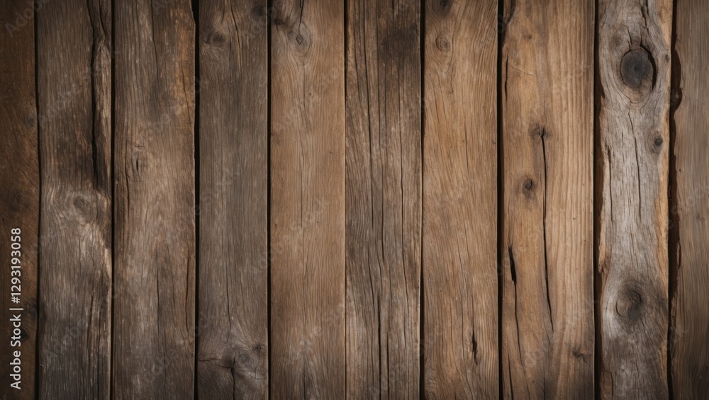 Aufkleber rustic wooden texture background with varying shades and grain patterns suitable for design and deco