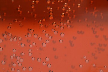 Refreshing soda water as background, closeup view