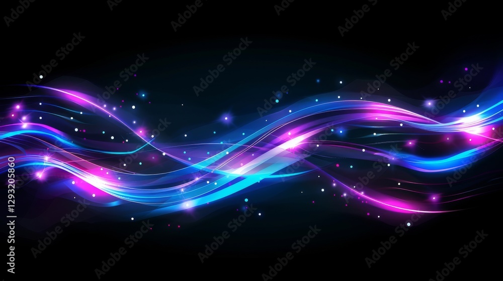 Poster digital data flow and infographic background. abstract background with dots and lines. digital tech.