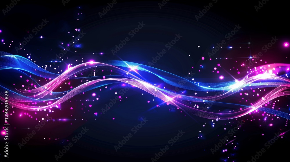 Poster digital data flow and infographic background. abstract background with dots and lines. digital tech.