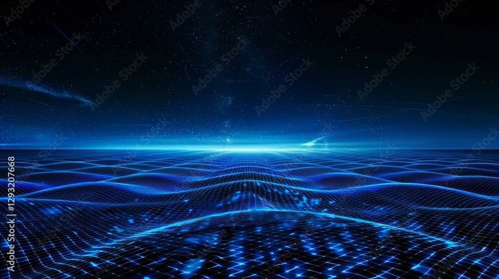 Poster digital data flow and infographic background. abstract background with dots and lines. digital tech.