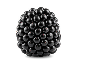 blackberry isolated on white