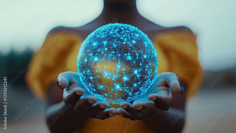 Poster exploring global interconnectivity: a network visualization in digital hands
