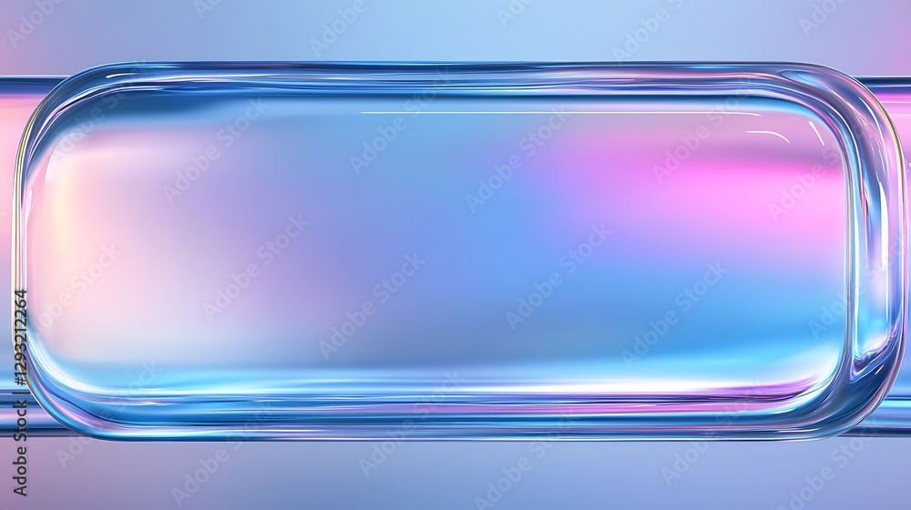 Poster soft focus abstract background with gradient colors and glossy rectangular frame for design projects