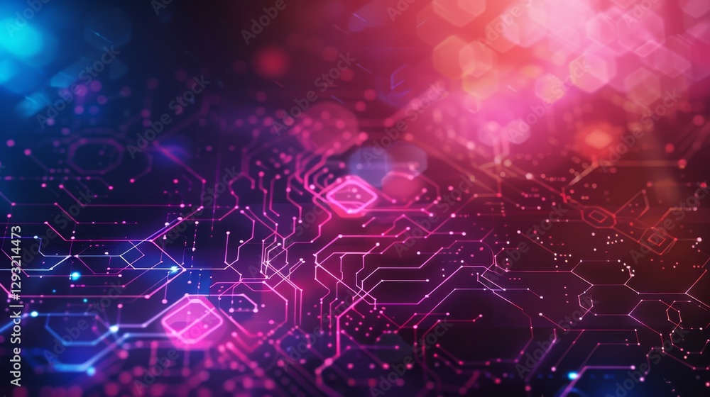 Poster digital technology background. abstract technology science background. abstract futuristic. abstract